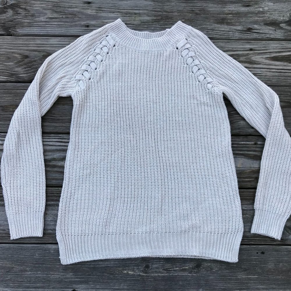 SO Women Sweater Shirt Long Sleeve Acrylic Size M